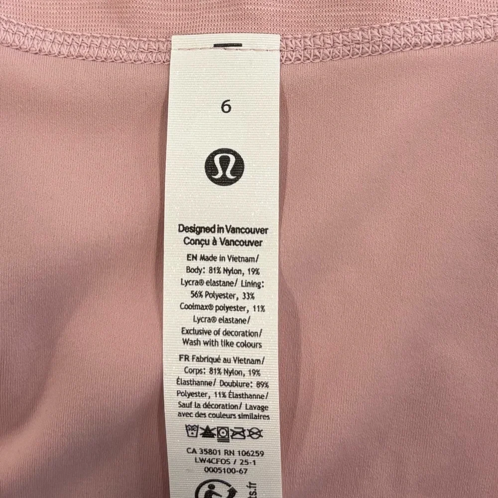 NWT Lululemon Define Jacket *Nulu In Pink Haze/Rose Gold Size 6